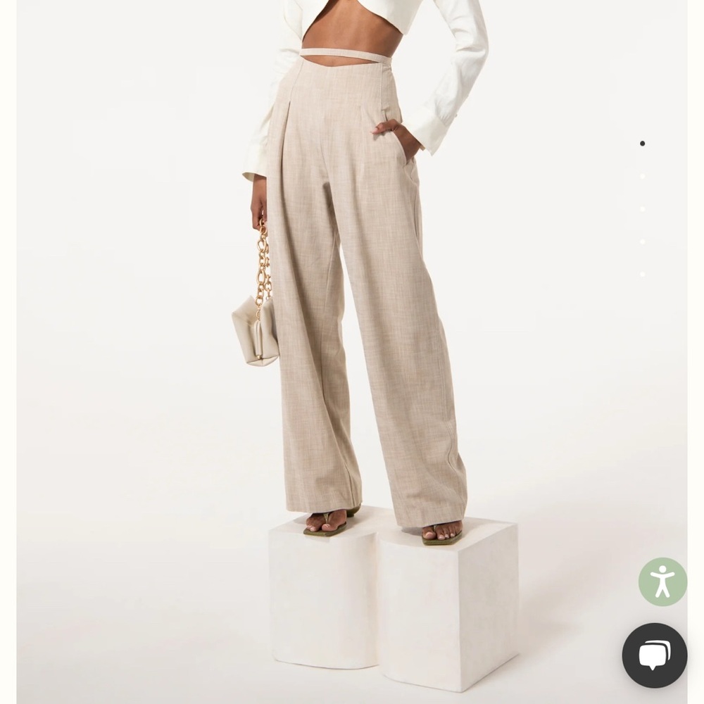 Cult Gaia Tasha linen pant